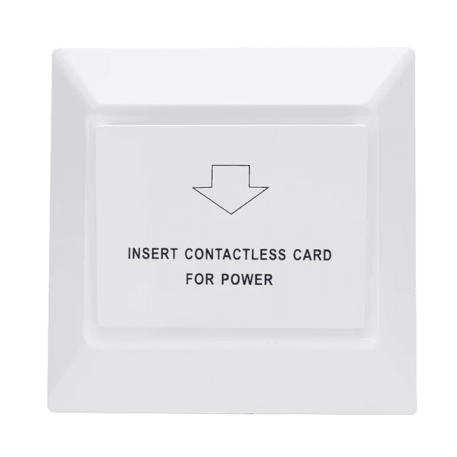 Keycard System Insert Card To Take Power