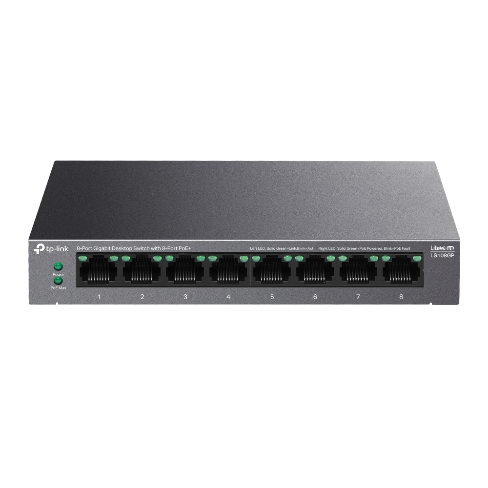  LS108GP  8-Port Gigabit Desktop Switch PoE+ — photo 7