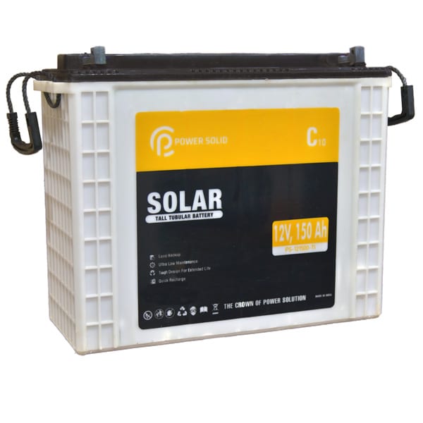 Power Solid Tall Tubular Battery 12V 150Ah — Power back up system