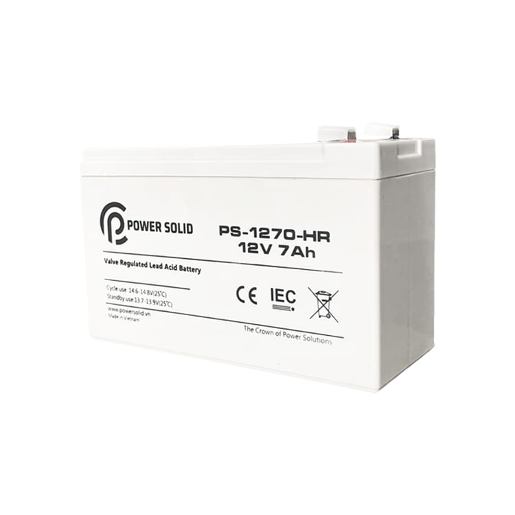 Power Solid AGM Battery 12V 7Ah HR — photo 2