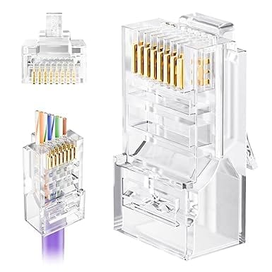 Open  UTP CAT6 RJ45  100PCS/BOX (EASY) — Networking Component