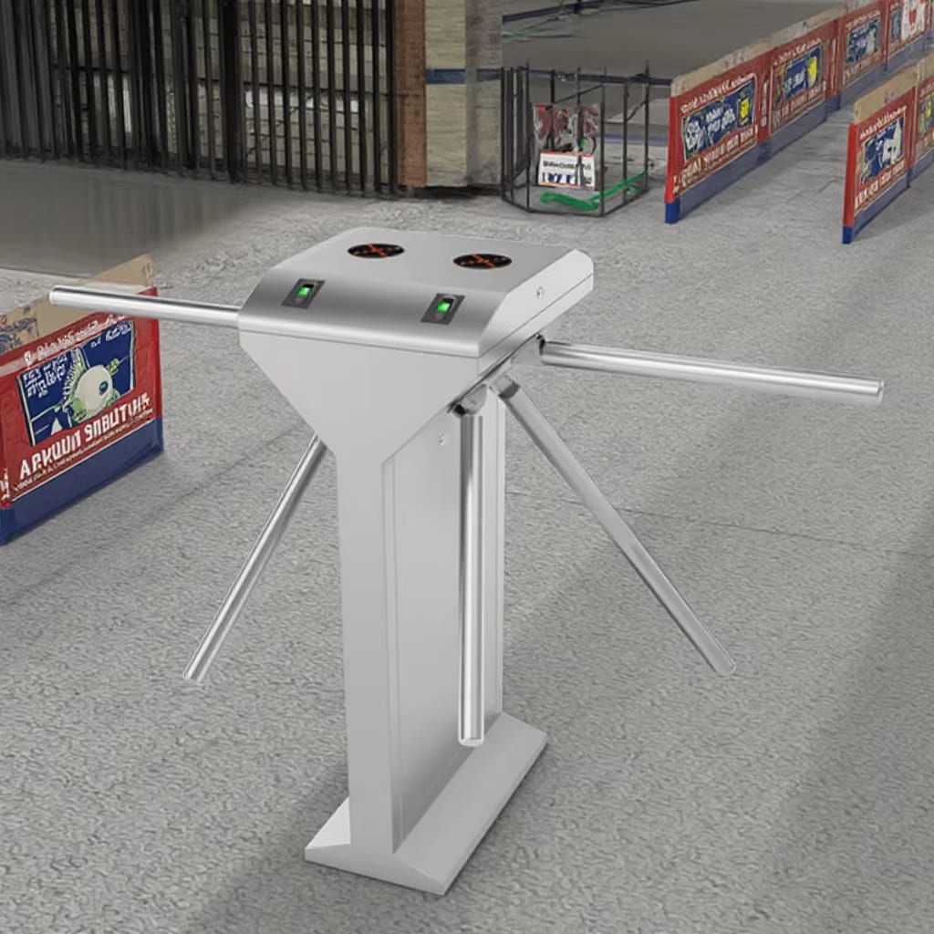 L-POWER DualFlow | Access Control Gates Semi-Automatic Tripod Turnstile Double Sided