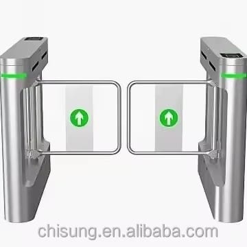 L-POWER Swift | Stainless Steel Automatic Swing Turnstile Gate Entrance Security with Elegant Glass Design — photo 2